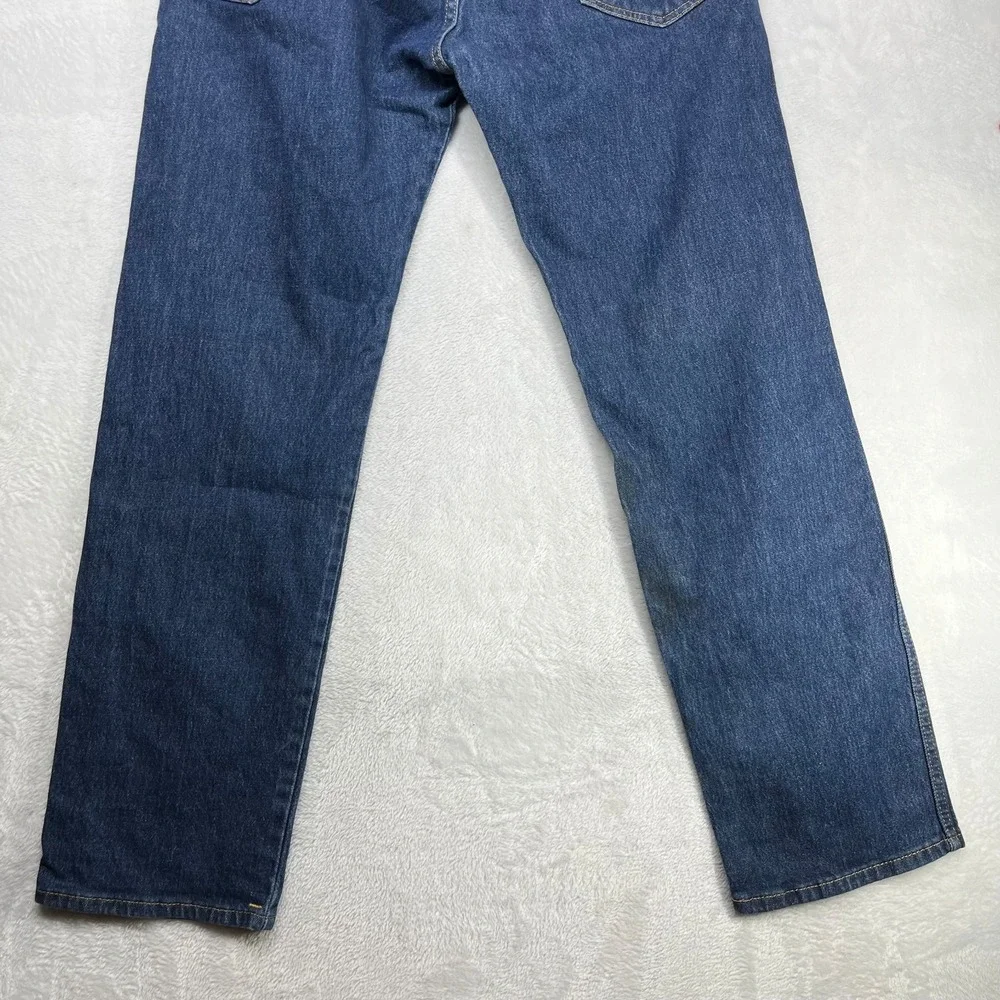 Levi's Western Fit Jeans‎ Men's Blue Denim Straight Leg Classic Zip Fly - 36X33